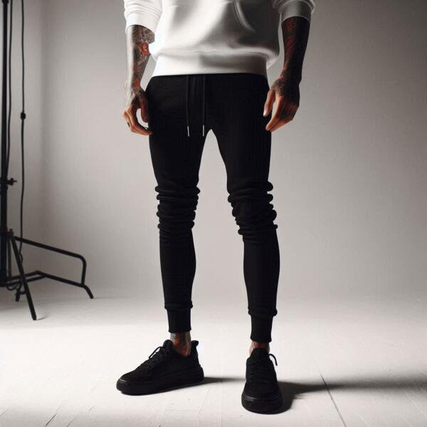 Men’s Skinny Leg Sweat Pants Thumbnail