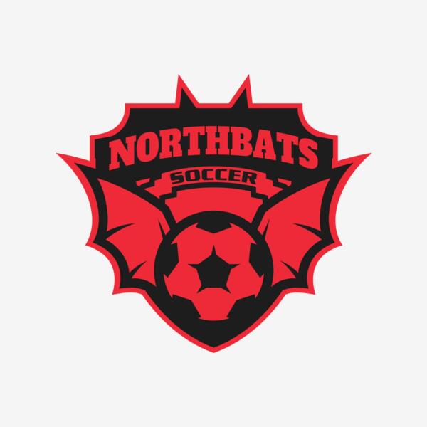 North bats Tournament Soccer logo template Thumbnail