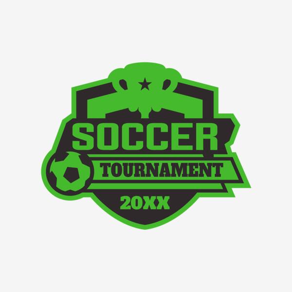 Soccer Tournament logo template 02 Thumbnail