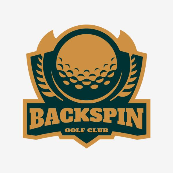 Backspin Golf club logo template Thumbnail