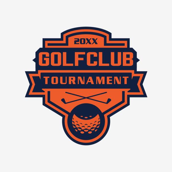 Golf club Tournament logo template 02 Thumbnail