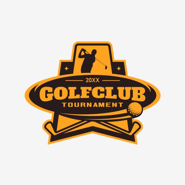 Golf club Tournament logo template 05 Thumbnail
