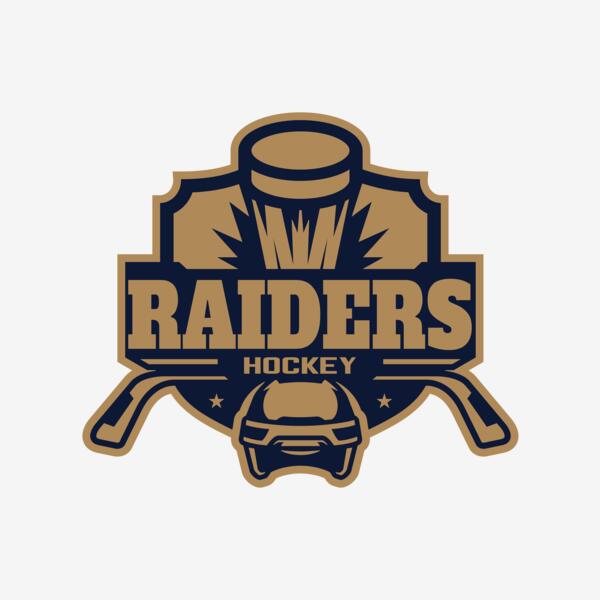 Raiders Hockey logo template Thumbnail