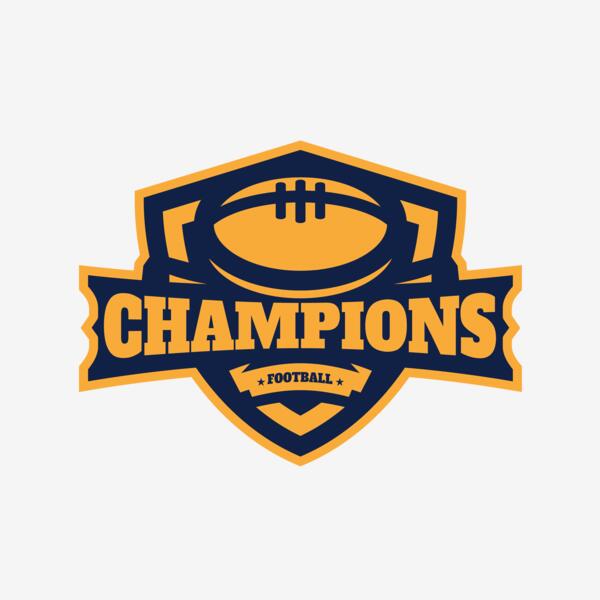 Champions Football logo template Thumbnail