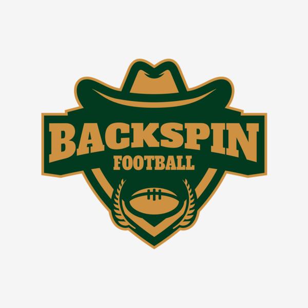 Backspin Football logo template Thumbnail