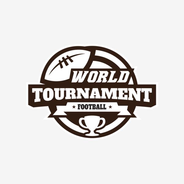 World Tournament Football logo template Thumbnail