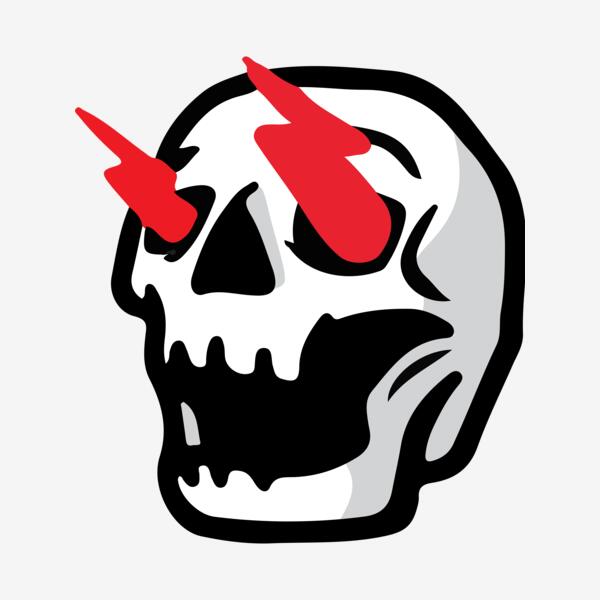 Elements Skull logo template Thumbnail