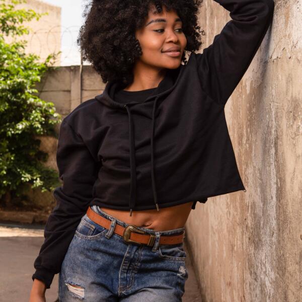 Ladies Cropped Hoodie Thumbnail