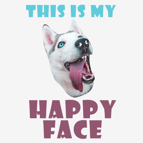 Husky ThisIsMyHappyFace Thumbnail